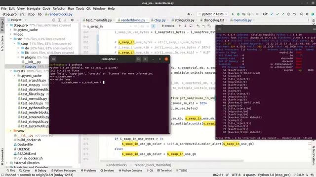 2022-06-04 22:23 Twitch Stream Python 3 live refactor on CTOP.py Unit Testing Swap /proc/meminfo смотреть онлайн