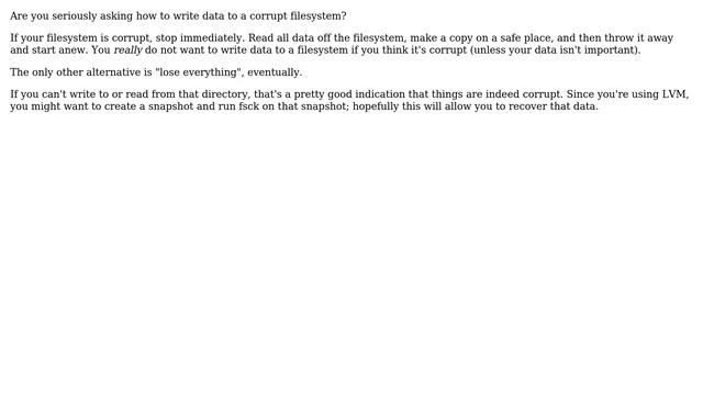 Unix & Linux: Data recover in corrupted directory in ext3 file system (3 Solutions!!) смотреть онлайн