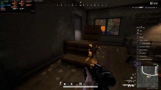 PUBG : RTX 4060 8GB + Ryzen 7500F : 1080p Ultra Settings смотреть онлайн