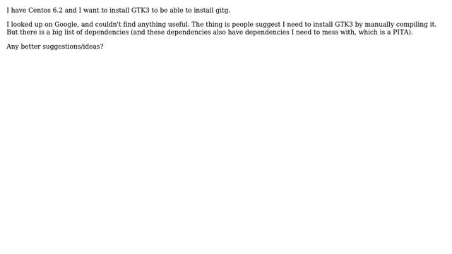 Unix & Linux: How to install GTK3 in Centos 6.2? (2 Solutions!!) смотреть онлайн