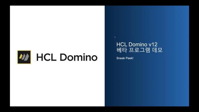 [웨비나] Domino v12 베타 3 업데이트 소식을 전달합니다.(Explore HCL Domino v12 Beta 3) смотреть онлайн