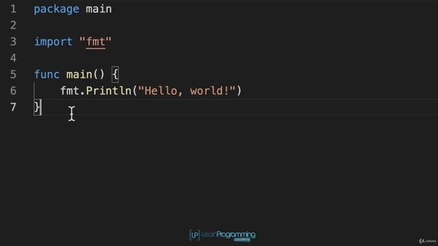 005 Structure of a Go Program смотреть онлайн
