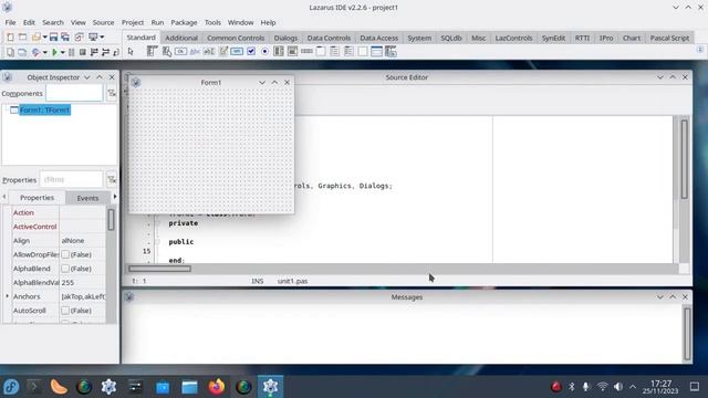 Apresentando o Lazarus(Delphi 7 para Linux) смотреть онлайн