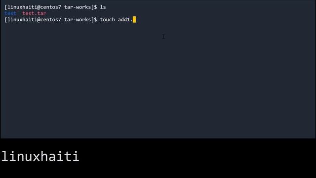 tar - achive, dezachive fichye sou linux смотреть онлайн