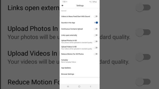 Prevent auto play videos in Facebook android app смотреть онлайн
