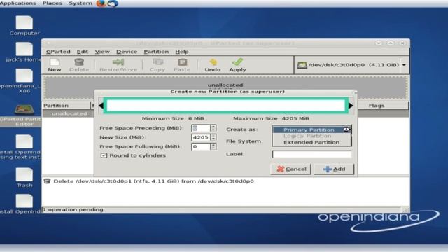Установка Open Indiana на VirtualBox. Нехватка памяти....(( смотреть онлайн
