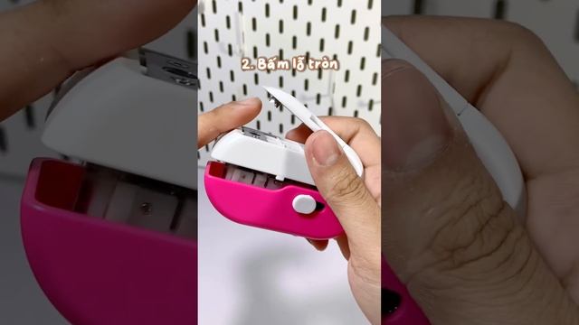 Review dụng cụ cắt - bấm lỗ tròn - dập ghim 3 trong 1 | Stapleless Stapler | Bui Ha Chi Tam смотреть онлайн