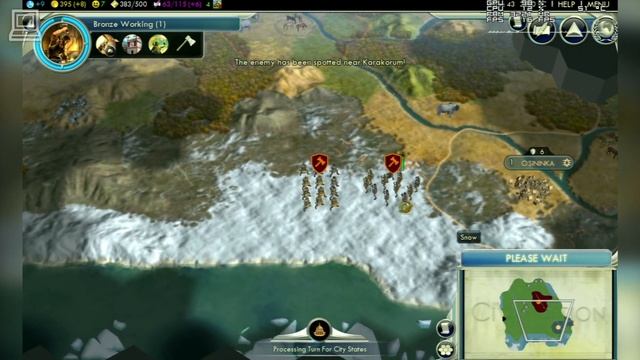 Civilization 5 Gameplay Intel GMA X4500 смотреть онлайн