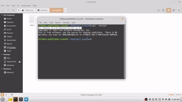 C/C++ on Linux. Installation of gcc/g++ compiler. Writing, compiling, and running code смотреть онлайн