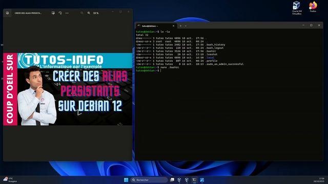 CREER DES ALIAS PERSISTANTS POUR UN UTILISATEUR DEBIAN смотреть онлайн