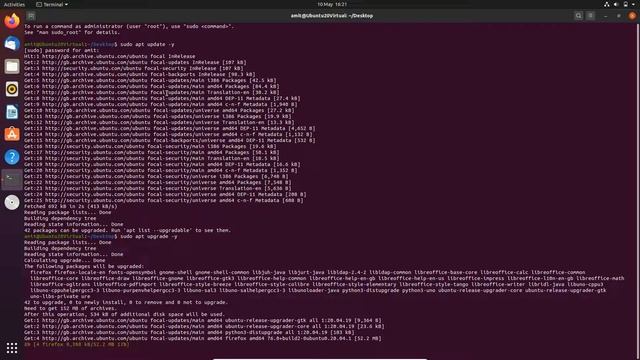 How To update Ubuntu 20 Desktop via the terminal смотреть онлайн