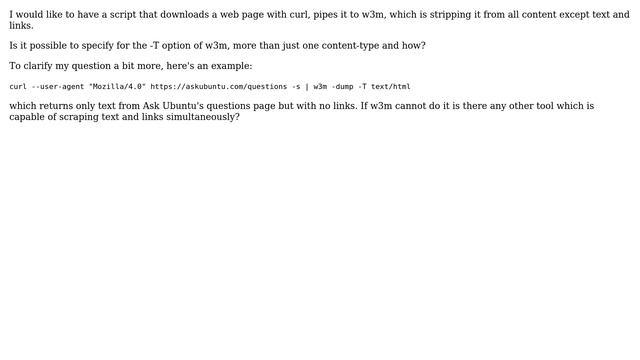 Ubuntu: Getting text and links from a web page смотреть онлайн