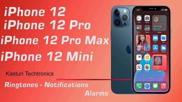 Apple iPhone 12 Ringtones Notifications | KasturiTechtronics | смотреть онлайн