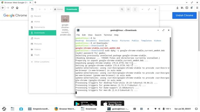 Cara Mudah Install Google Chrome dengan Terminal Linux Distro Zorin OS смотреть онлайн