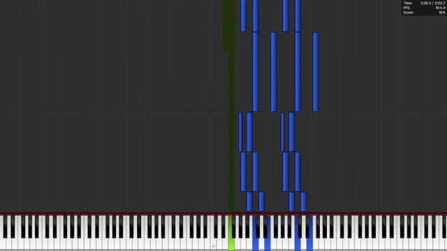 The super and Ultimate tetris. Piano from above A little lag. смотреть онлайн