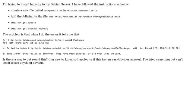 Unix & Linux: apt-get update not working смотреть онлайн