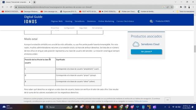 Curso Linux.Video 9.El comando Chmod смотреть онлайн