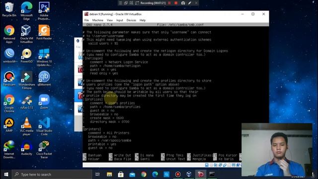 Konfigurasi Samba Server pada Debian 9 di VirtualBox смотреть онлайн