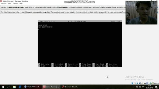 Tutorial perintah linux debian menggunakan aplikasi virtualbox-video ke 2 смотреть онлайн