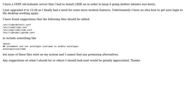 Ubuntu: LXDE Auto Login смотреть онлайн