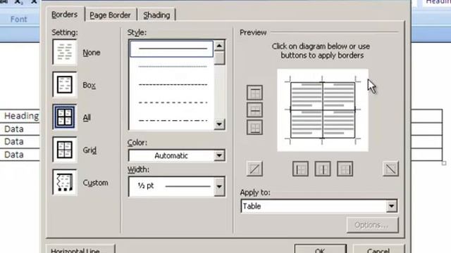 APA Table Borders in Word 2007: A How-to смотреть онлайн