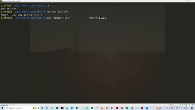 Print specific Column using AWK and OFS command in Linux смотреть онлайн