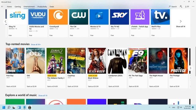 A over view on Microsoft Store in windows 11 . смотреть онлайн