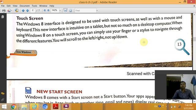 Class 6 Chapter 2 Desktop Run Command Touch Screen смотреть онлайн