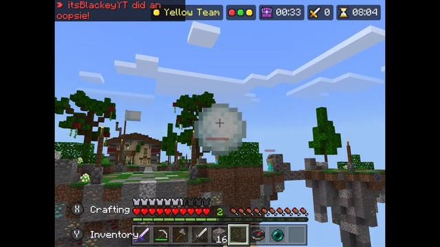 Minecraft iOS gameplay (skywars) playing on the hive no commentary смотреть онлайн