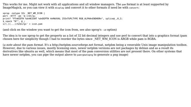 Unix & Linux: How to dump the icon of a running X program? (3 Solutions!!) смотреть онлайн