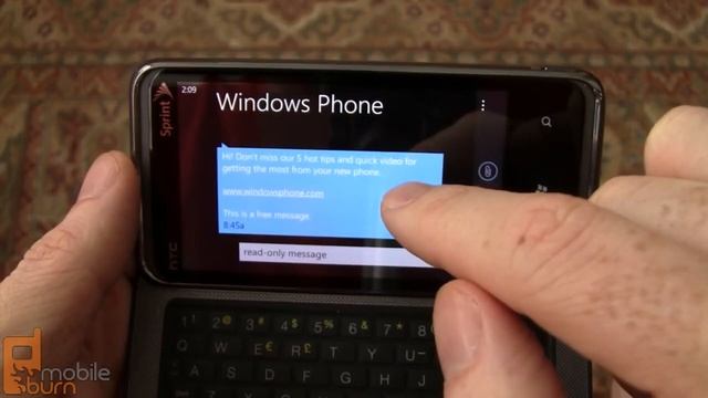 Windows Phone 7 copy/paste (NoDo) update on HTC Arrive for Sprint смотреть онлайн