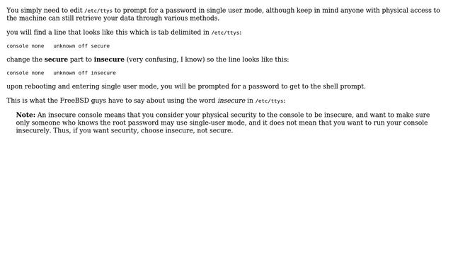 Securing FreeBSD in single user mode (4 Solutions!!) смотреть онлайн