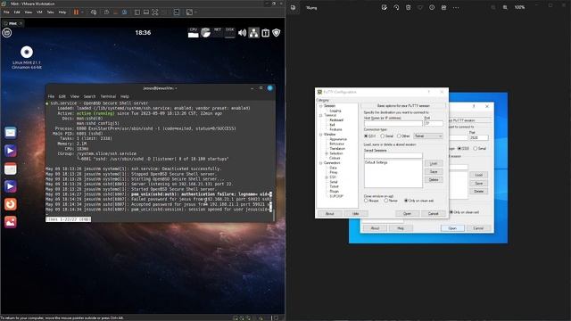 Instalación y configuración de SSH desde Linux Mint смотреть онлайн