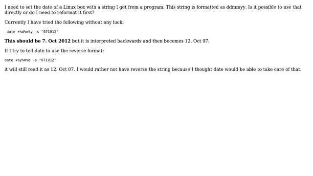 Set Linux date with ddmmyy (2 Solutions!!) смотреть онлайн