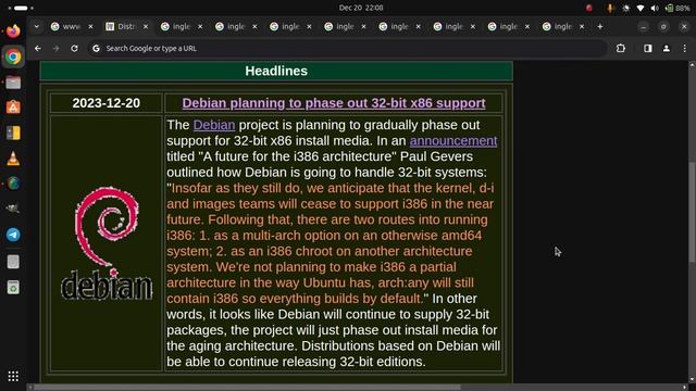 Debian planning to phase out 32-bit x86 support смотреть онлайн
