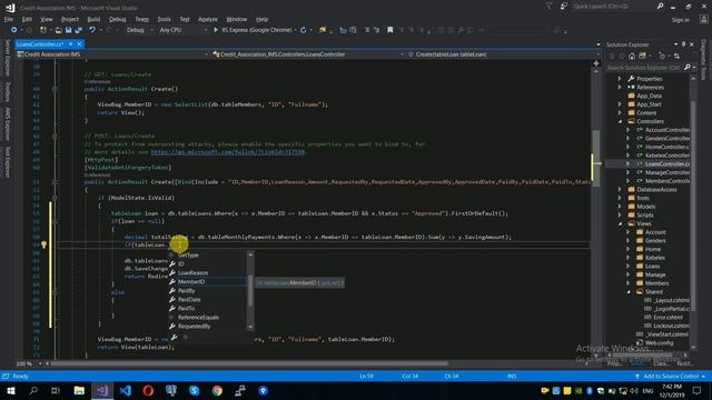 Credit Association IMS - Implement Required Business Logic смотреть онлайн
