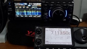YAESU FT-710 with IC0M IC-7100