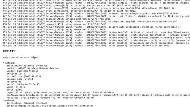 Ubuntu: Wired connection drops occasionally - Ubuntu 16.04 смотреть онлайн