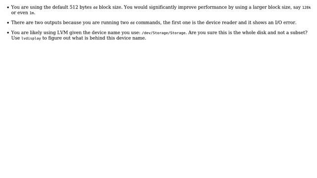 Unix & Linux: Interpreting dd Input/Output error (3 Solutions!!) смотреть онлайн