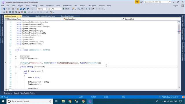 C# Tutorial - Material Design Login Form Step by Step | FoxLearn смотреть онлайн