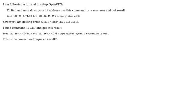 Unix & Linux: ip address validation for setting up open vps смотреть онлайн