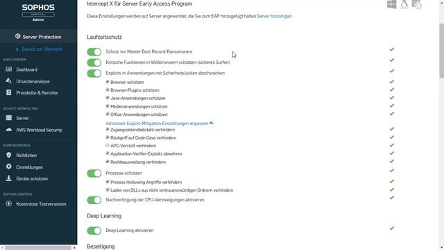 201805 What's new in Sophos Central - Intercept X für Server EAP смотреть онлайн