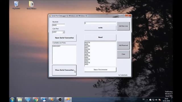 Serial Port Reader/Debugger for Windows/Windows CE [Link in Description] смотреть онлайн