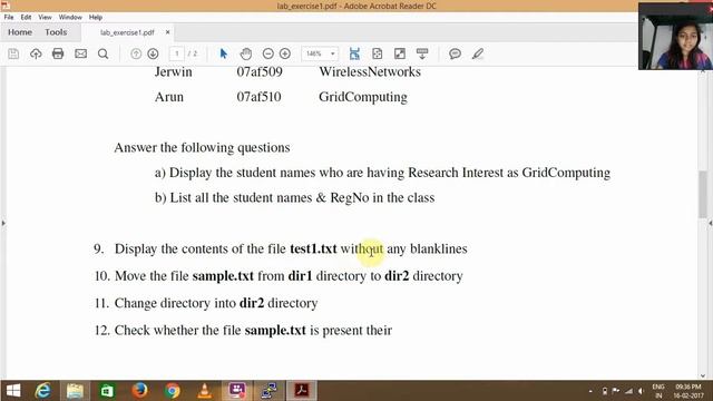 Exp 1 Basic Unix Commands смотреть онлайн