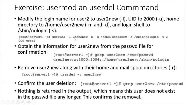 Red Hat Linux - User Account Management смотреть онлайн