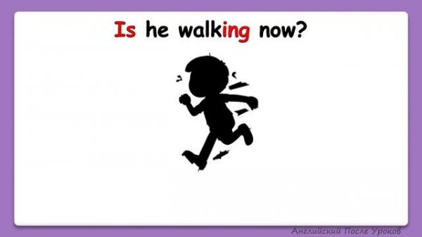 Учимся задавать вопросы в Present continuous.