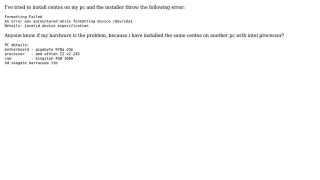 CentOS 6.5 fail on install смотреть онлайн