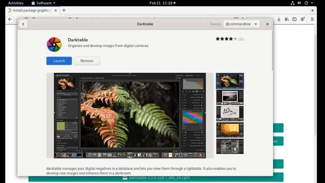 Install darktable v3.0.0 in Fedora 31.1 смотреть онлайн