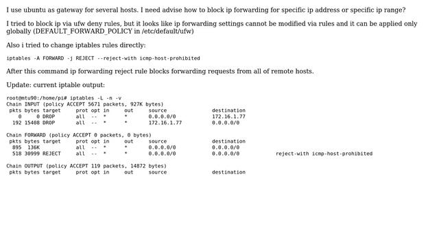 DevOps & SysAdmins: Block ip forwarding for specific remote ip address смотреть онлайн