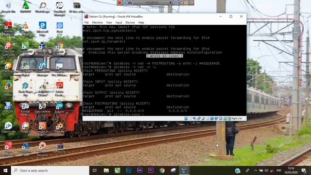 Routing Debian 7 смотреть онлайн